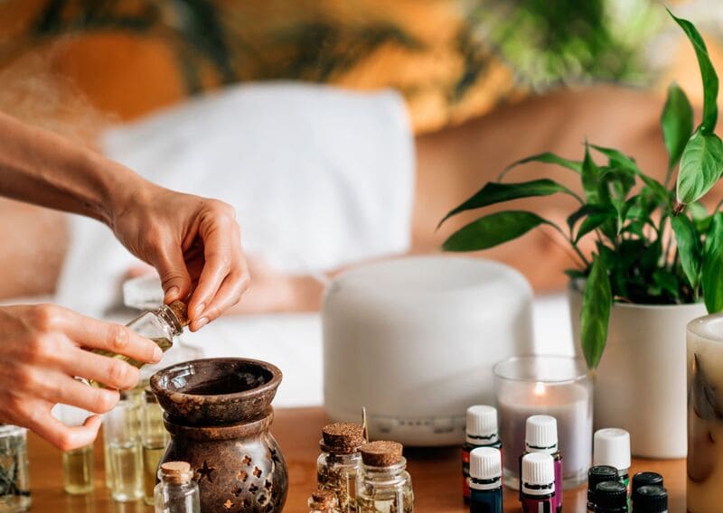 Masajes con aromaterapia